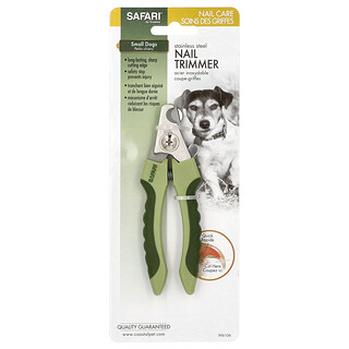 Safari, Aparador de Unhas de Aço Inoxidável, Cães Pequenos, 1 Ferramenta