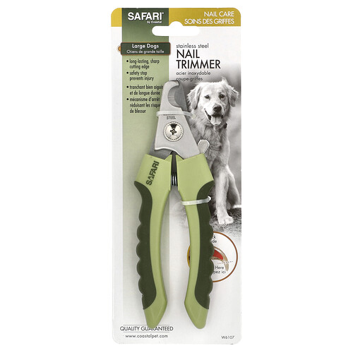 Safari, Nageltrimmer aus Edelstahl, für große Hunde, 1 Werkzeug