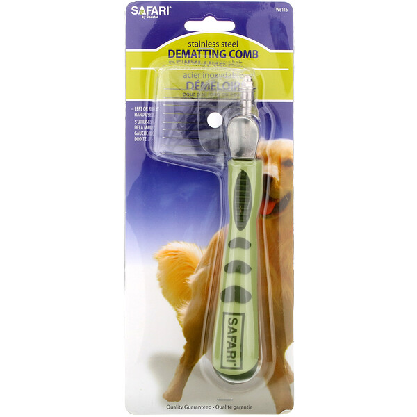 Safari, Dog Dematting Comb for Long or Coarse Hair, 1 Comb iHerb