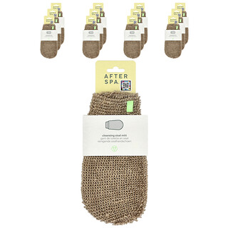AfterSpa, Reinigingshandschoenen van sisal, 12 stuks