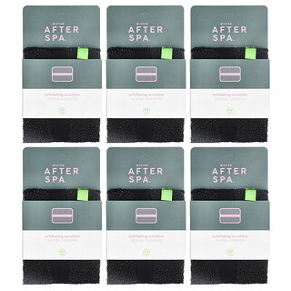 AfterSpa, Eksfolierende skrubber, 6 skrubber