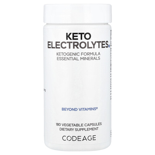 Codeage, Keto Electrolytes, 180 Vegetable Capsules
