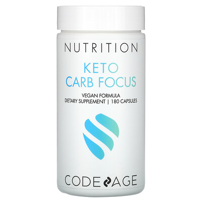 

Codeage Keto Carb Focus, 180 капсул
