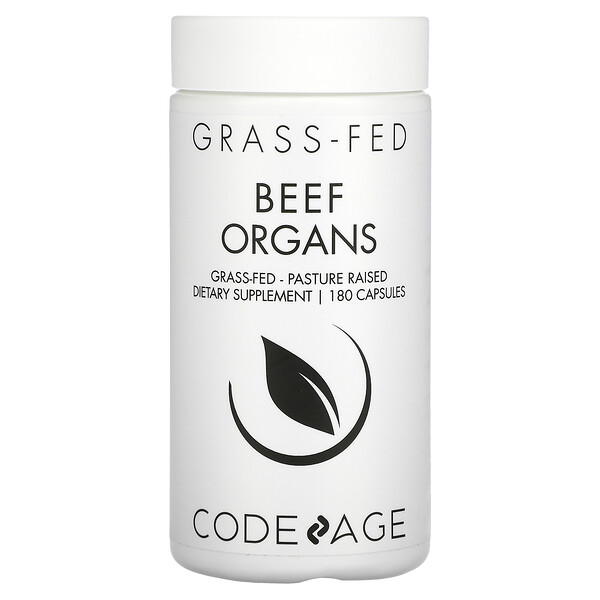 Grass-Fed Beef Organs, 180 Capsules