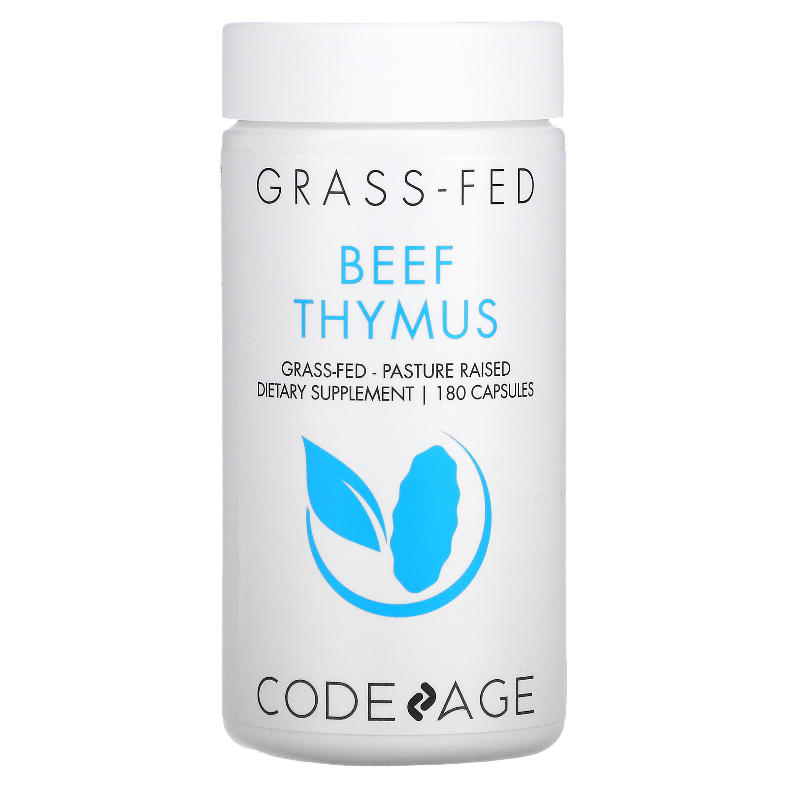 Codeage, GrassFed Beef Thymus, Pasture Raised, 180 Capsules