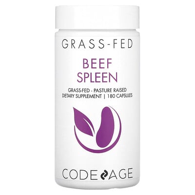 

Codeage Grass-Fed Beef Spleen 180 Capsules