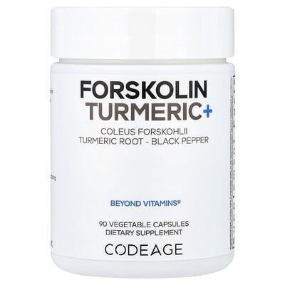Product Image for Codeage, Forskolin Turmeric+, 90 Vegetable Capsules