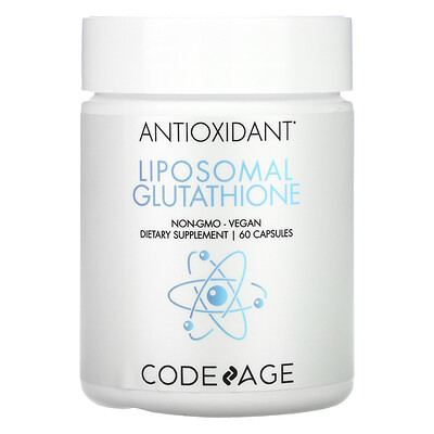 CodeAge Antioxidant, Lipsomal Glutathione, 60 Capsules