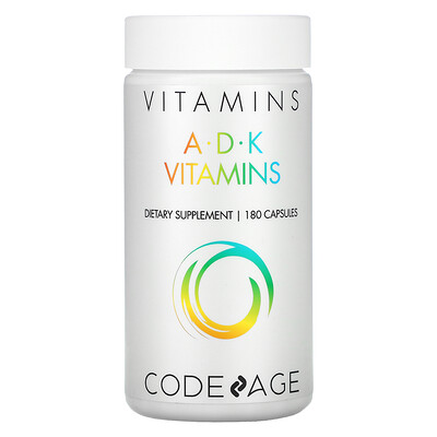 CodeAge Vitamins, A.D.K Vitamins, 180 Capsules