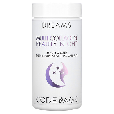 

Codeage Dreams Multi Collagen Beauty Night 150 Capsules