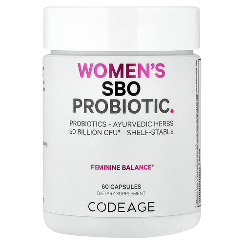 Codeage Women's SBO Probiotic+, 60 Capsules