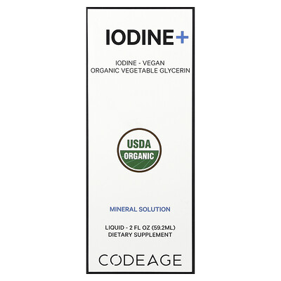 Product Image for Codeage, Iodine+, 2 fl oz (59.2 ml)