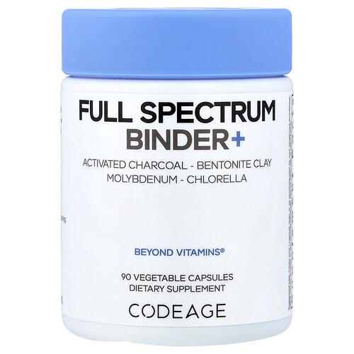 Codeage, Full Spectrum Binder+, Vollspektrum-Bindemittel, 90 pflanzliche Kapseln