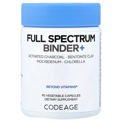Codeage, Aglutinante de espectro completo y más, 90 cápsulas vegetales