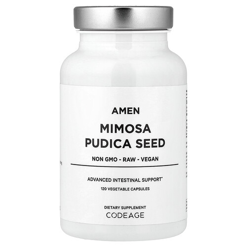 Codeage Amen, Mimosa Pudica Seed, 120 Vegetable Capsules (450 mg per Capsule)