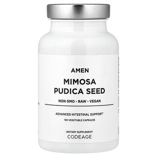 Codeage, Amen, Mimosa Pudica Seed, 120 Vegetable Capsules (450 mg per Capsule)