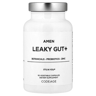 Codeage, Амин, Leaky Gut+, 90 растителни капсули