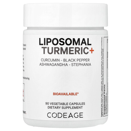 Codeage Liposomal Turmeric+, 90 Vegetable Capsules