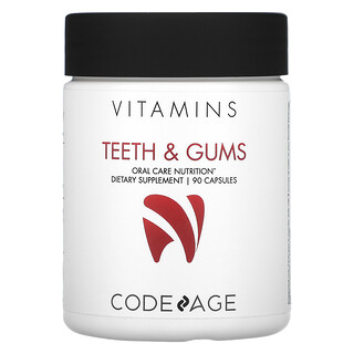 CodeAge, 维生素，牙齿及牙龈，90 粒胶囊