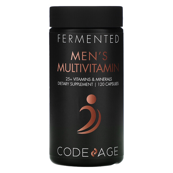 CodeAge, 発酵、男性用マルチビタミン、120粒