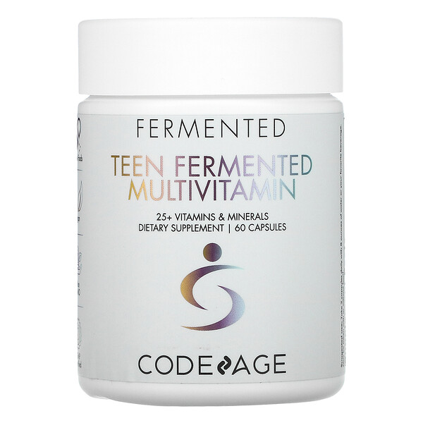 CodeAge, Teen Fermented Multivitamin, 60 Capsules