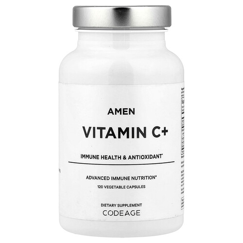 Codeage, Amen, Vitamin C+, Immungesundheit, Antioxidans, 120 pflanzliche Kapseln