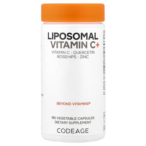 Codeage Liposomal Vitamin C+, 180 Vegetable Capsules