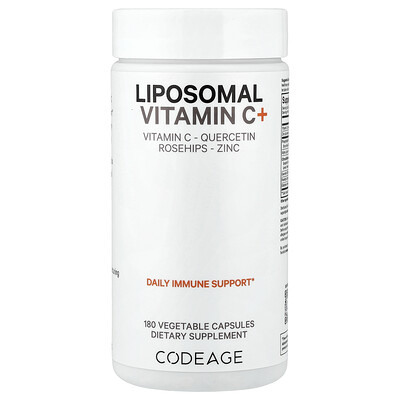 Product Image for Codeage, Liposomal Vitamin C+, 180 Vegetable Capsules