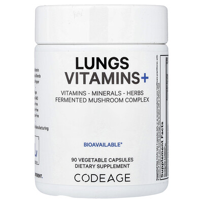 Product Image for Codeage, Lungs Vitamins +, 90 Vegetable Capsules