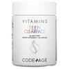 CodeAge‏, ויטמינים של Teen Clearface, כל סוגי העור, 60 כמוסות 