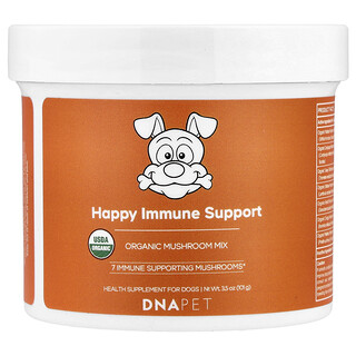 Codeage, DNA PET, Happy Immune Support, Organic Mushroom Mix, Pro psy, 101 g