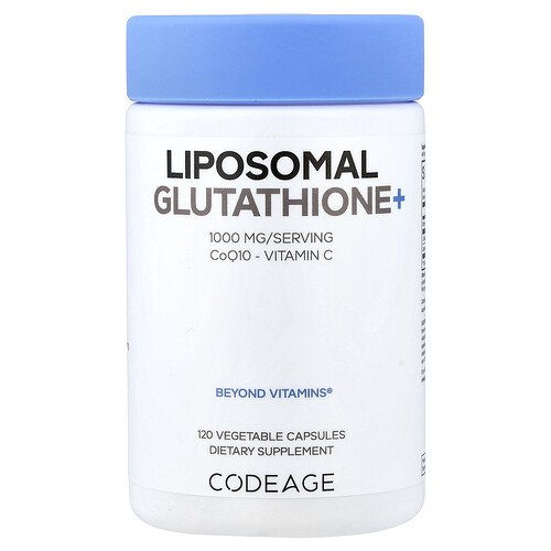 Codeage Liposomal Glutathione+, 120 Vegetable Capsules