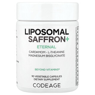 Codeage, Eternal, Liposomal Saffron+, 90 Vegetable Capsules
