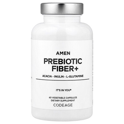 Product Image for Codeage, Amen Prebiotic Fiber+, 60 Vegetable Capsules