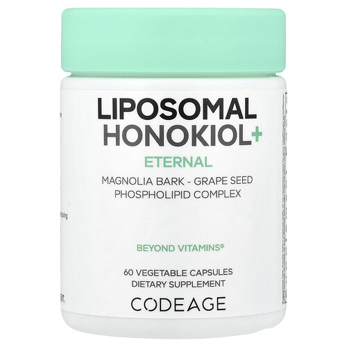 Codeage Liposomal Honokiol, Magnolia Bark Extract, Grape Seed Extract, Polyphenols, Non-gmo, 60 Count
