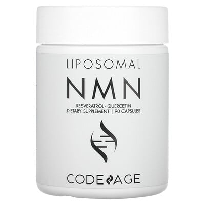 

Codeage Liposomal NMN, ресвератрол, кверцетин, 90 капсул