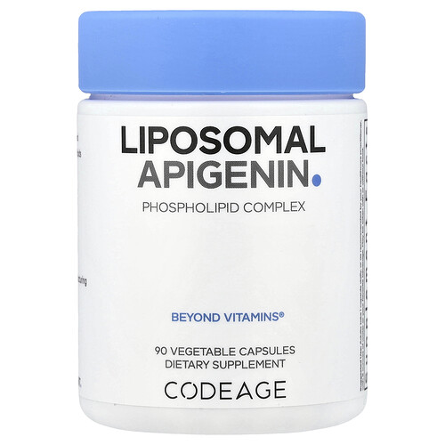 Codeage, リポソームアピゲニン、リン脂質複合体、ベジカプセル90粒（1粒あたり50mg）