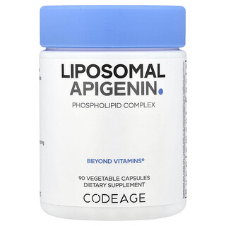 Codeage, 리포소말 아피제닌, 포스포리피드 복합체, 베지 캡슐 90정(캡슐당 50mg)