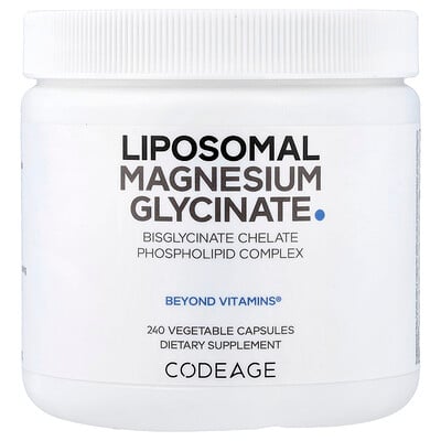 Product Image for Codeage, Liposomal Magnesium Glycinate, 240 Vegetable Capsules