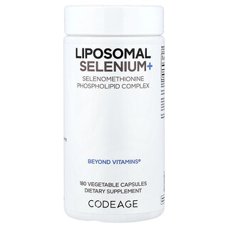 Codeage, Liposomalt selen+, 180 kapslar