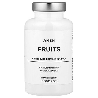Codeage, Amén, Frutas, Fórmula compleja de superfrutas, 90 cápsulas vegetales