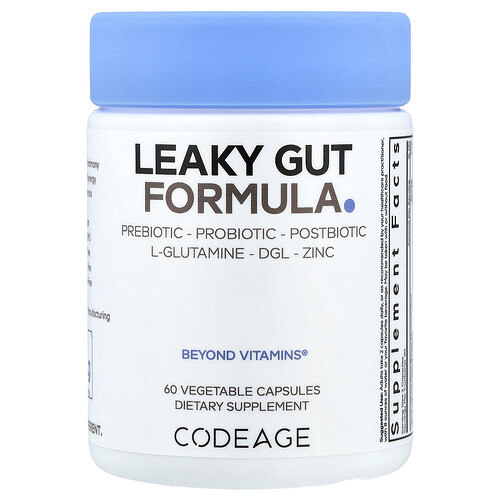 Codeage Rouge Leaky Gut Formula, 60 Capsules Végétales