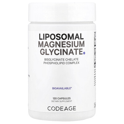 Product Image for Codeage, Liposomal Magnesium Glycinate, 120 Vegetable Capsules
