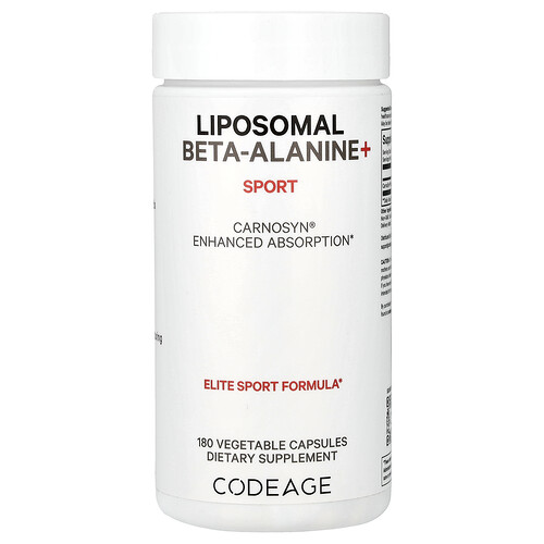 Codeage Liposomal Beta-Alanine + Centurion CarnoSyn улучшенное усвоение 180 капсул (533 мг на капсулу)