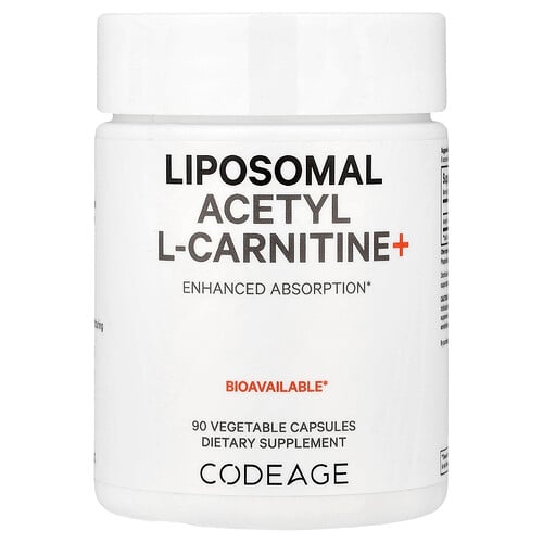 Codeage, Liposomal Acetyl-L-Carnitine+, 90 capsules