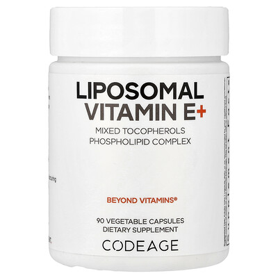 Codeage, Vitamina E liposomal y más, 90 cápsulas vegetales