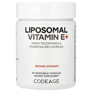 Codeage, Liposomal Vitamin E+, 90 Veg Capsules