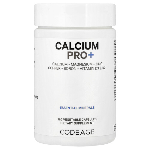 Codeage Calcium Pro+, 120 Vegetable Capsules