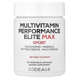 Codeage, Multivitamin Performance Elite Max, Sport , 90 Kapsul