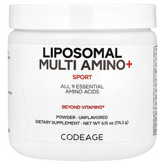 Sport, Liposomal Multi Amino+, ліпосомальні амінокислоти у вигляді порошку, без ароматизаторів, 174,2 г (6,15 унції)